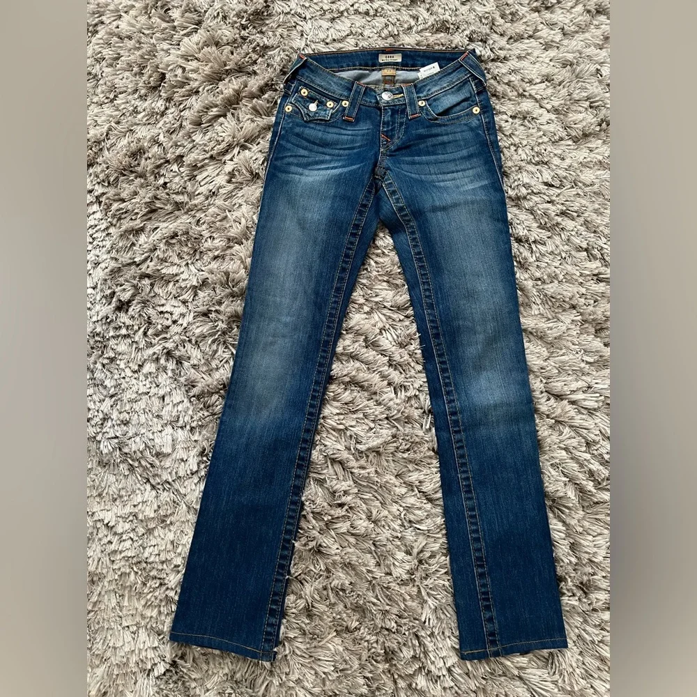 True Religion Cora Mid-Rise Straight Leg Jeans – Size 23 – NWOT - Picture 4 of 15